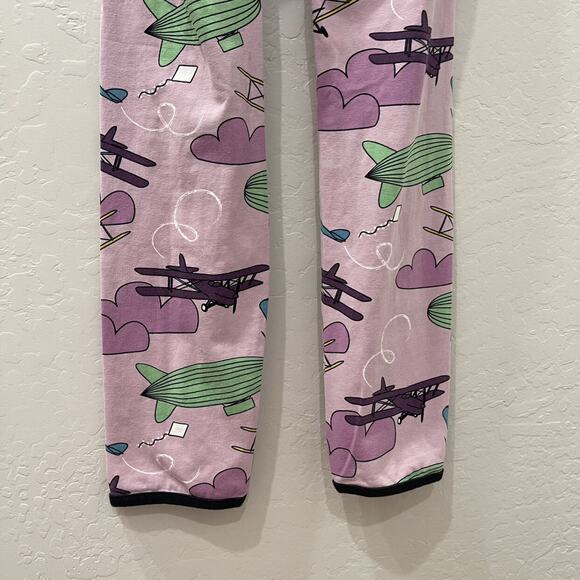 Villervalla Purple Airplanes & Blimps Leggings - Picture 7 of 8